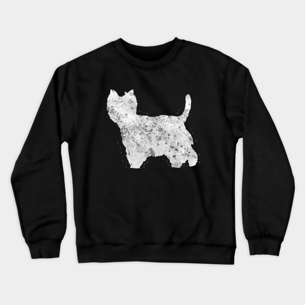 Westie dog Crewneck Sweatshirt by Yahya Art